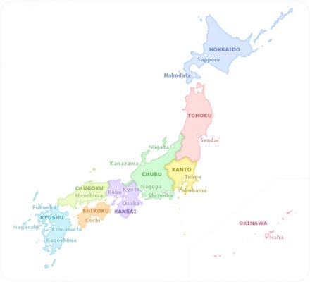 Le Japon à la carte