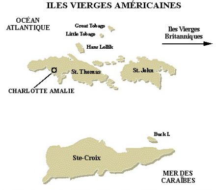 Bienvenue aux Iles Vierges Américaines