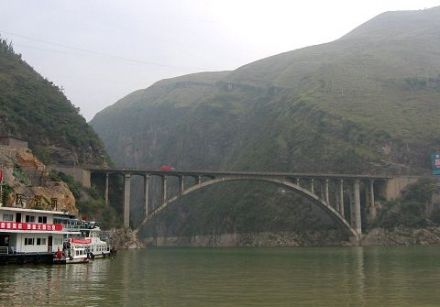 Les gorges du Changjiang ( Yangtsé ou Fleuve Bleue) 1